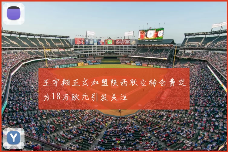 王宇翔正式加盟陕西联合转会费定为18万欧元引发关注